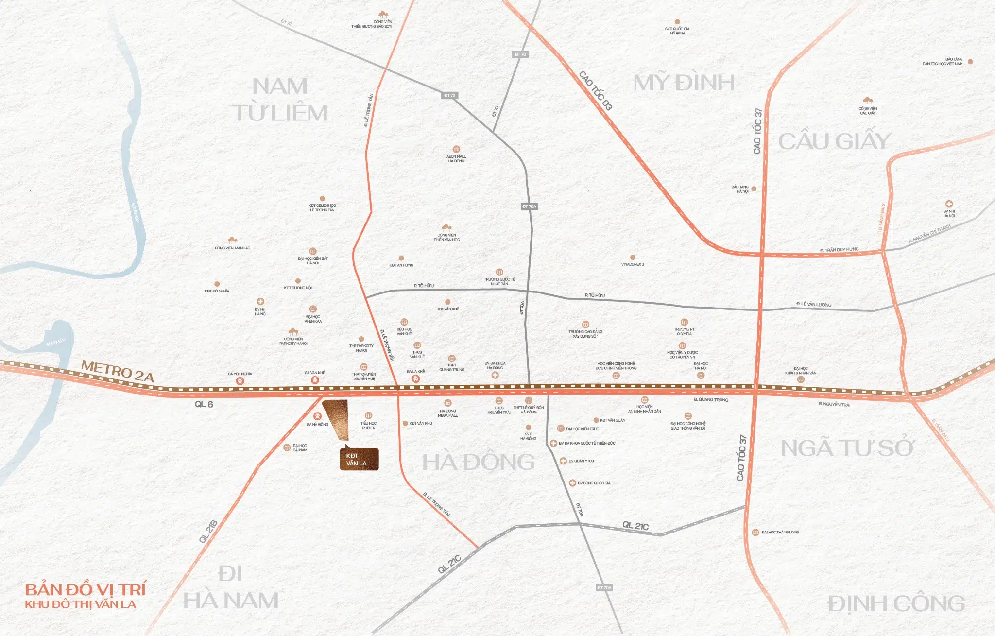 Vi tri du an van la sudico